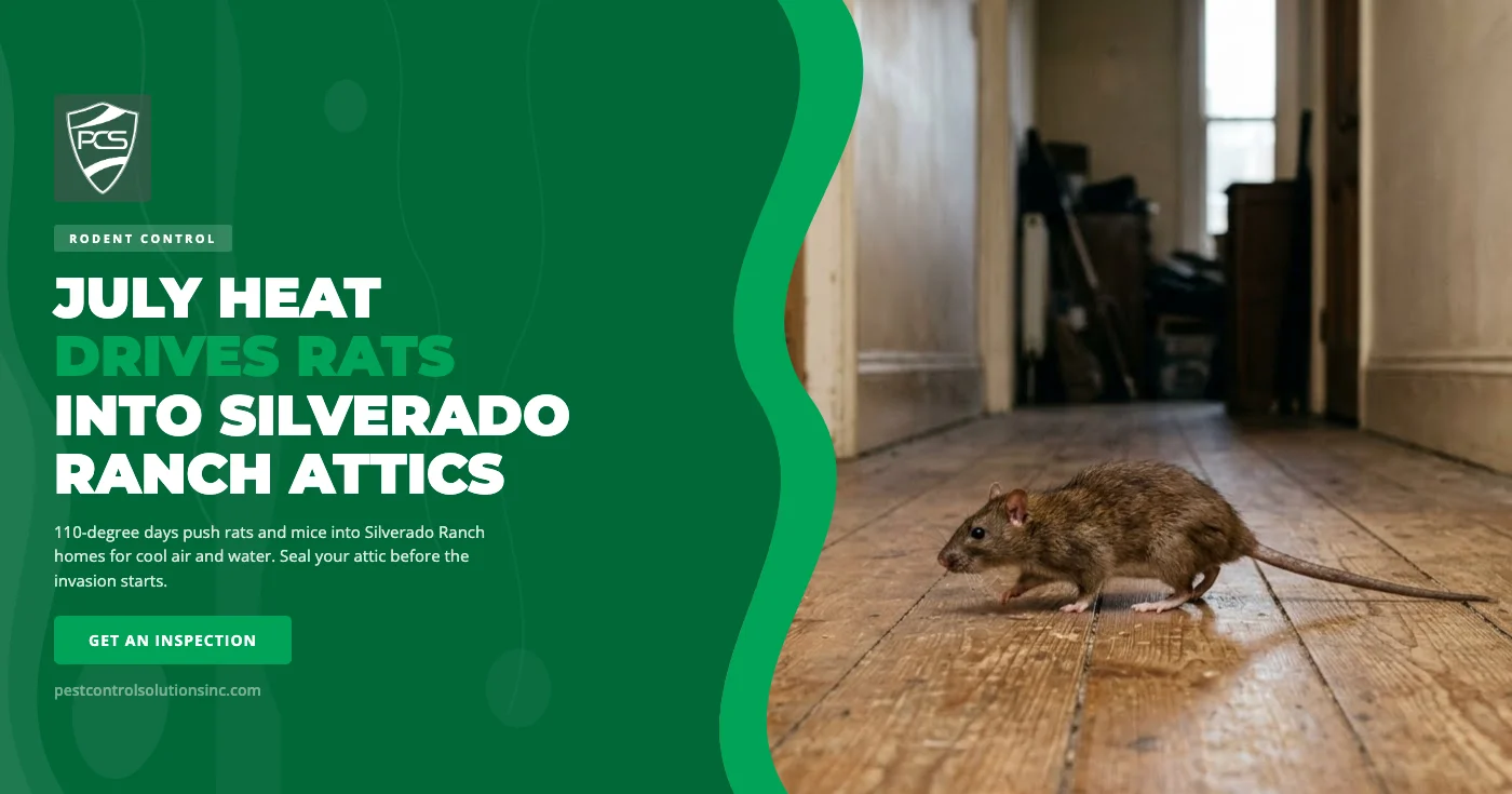 Why July's Extreme Heat Drives Rodents Into Silverado Ranch, NV Attics — Silverado Ranch, NV